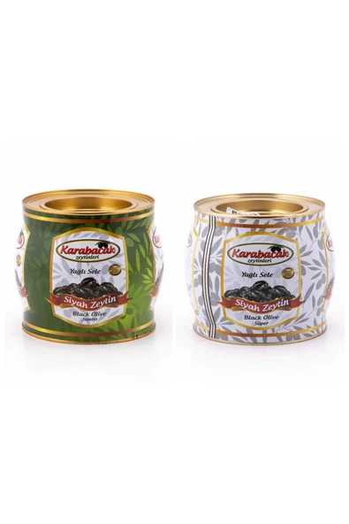 Karabacak Zeytin KARABACAK YAĞLI SELE 2 KG SÜPER BOY 2KG JUMBO BOY 2 KUTU