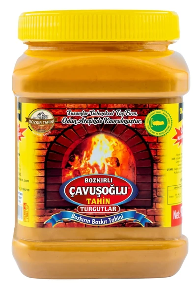 Bozkırlı Çavuşoğlu Odun Ateşinde Çifte Kavrulmuş Karafırın Tahin Bozkır Tahini 930gr