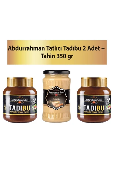 Abdurrahman Tatlıcı Tadıbu 330 Gr 2 Adet + Tahin 350 G