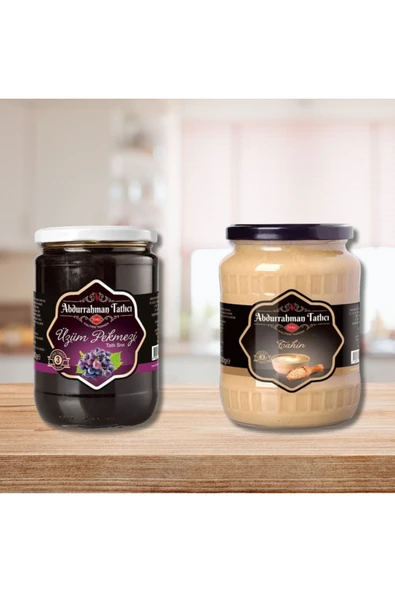 Abdurrahman Tatlıcı Tahin 700 gr & Üzüm Pekmezi 800 gr - Resim 2