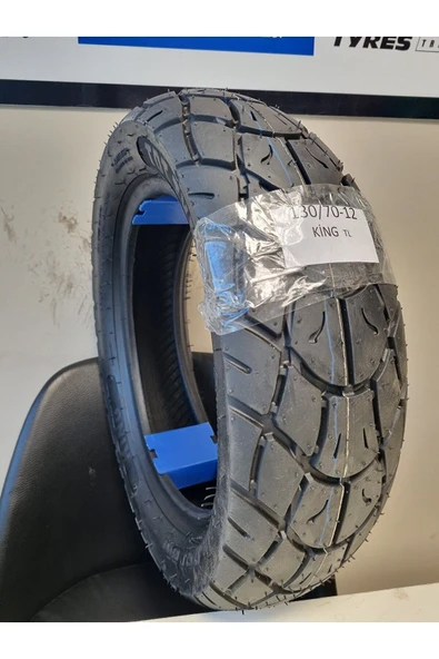 TDT TYRES 130-70-12 TL (DUBLEKS) KING MOTOSİKLET LASTİĞİ