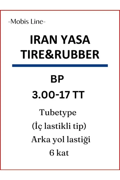 TVS Apache,Küba RX9, Mondial Drift L, Bajaj Pulsar/Boxer, 300-17 Tl Dubleks Lastik - 8