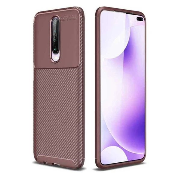 Xiaomi Redmi K30 Karbon Desenli Negro Silikon Kılıf ürün görseli 1