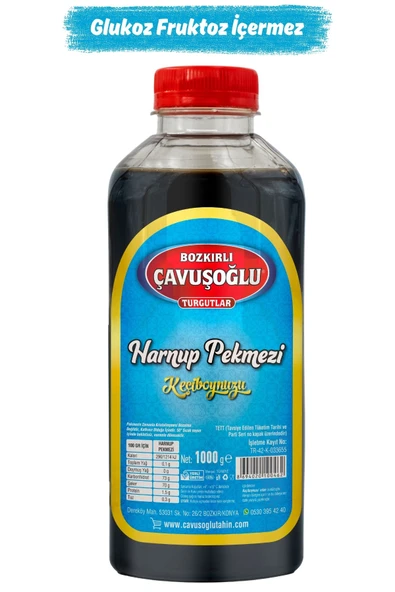 Bozkırlı Çavuşoğlu Keçiboynuzu (harnup) Pekmezi 1 Kg