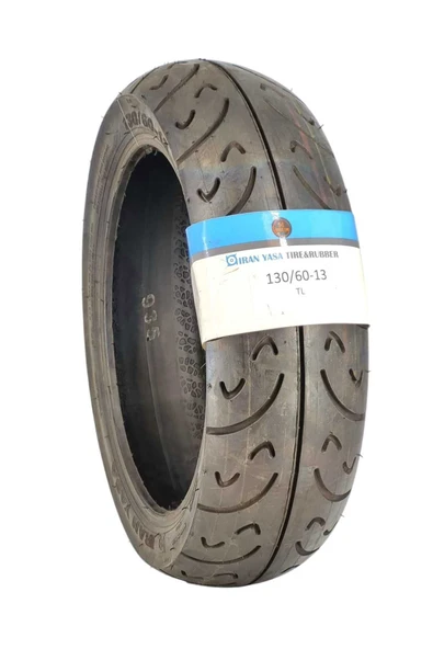 IRAN YASA TIRE&RUBBER Yasa Motosiklet Yol Lastiği 130/60-13 Tubeless (İÇ LASTİKSİZ)tl Ön/arka