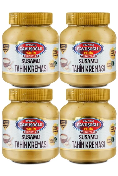 Bozkırlı Çavuşoğlu Susamlı Tahin Kreması 330g X 4