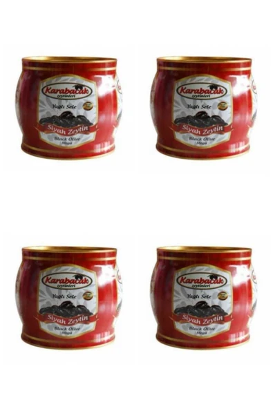 Karabacak Zeytin KARABACAK MEGA YAĞLI SELE 2 KG TENEKE KUTU 4 KUTU