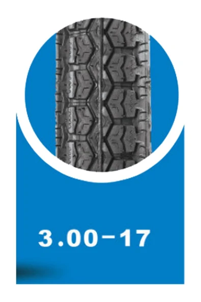 TVS Apache,Küba RX9, Mondial Drift L, Bajaj Pulsar/Boxer, 300-17 Tl Dubleks Lastik - 7