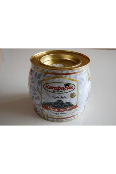 Karabacak Zeytin Karabacak Siyah Zeytin Süper Boy 2 Kğ Teneke Kutu - 5