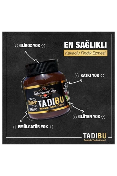 Abdurrahman Tatlıcı Abdurrahman Tatlıcı Tadıbu Kakaolu Fındık Ezmesi 330gr - 2