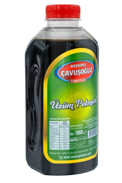 Bozkırlı Çavuşoğlu Üzüm Pekmezi 1000g - Resim 3