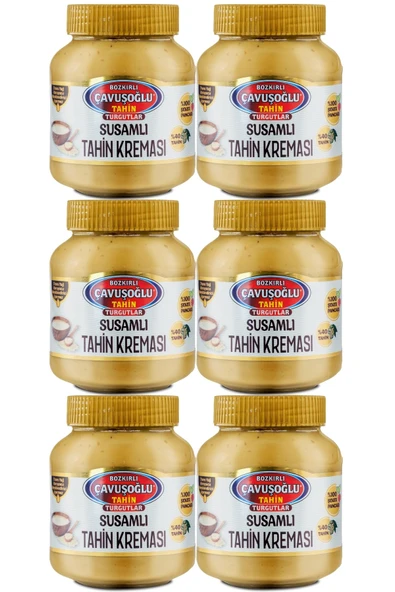 Bozkırlı Çavuşoğlu Çavuşoğlu Susamlı Tahin Kreması 330 gr x 6 Adet