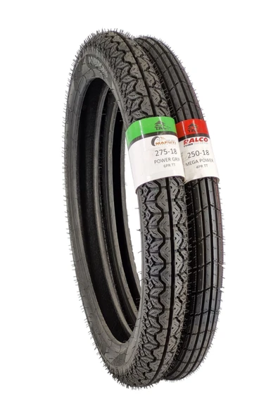 MARUTİ TYRES CG MOTOR LASTİK 275-18 VE 250-18 TT (TUBETYPE - İÇ LASTİKLİ TİP) TAKIM