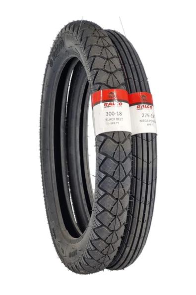ARORA AR,JAGUAR, HONDACG, 300-18 TT ve 275-18 TT Tubetype Lastik SET