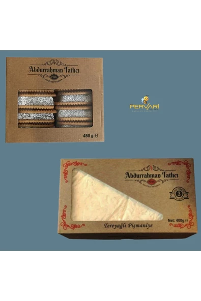 Abdurrahman Tatlıcı Finger Bisküvili Lokum 450 Gr & Pişmaniye 400gr
