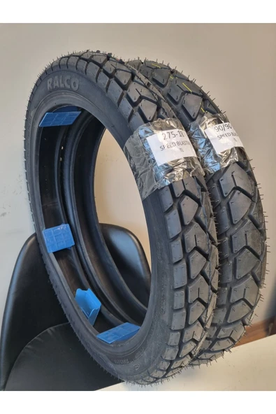 RALCO TYRES HONDA CBF 150 / CB 125E ÖN/ARKA SET 275-18 VE 90/90-18 DUBLEKS LASTİK