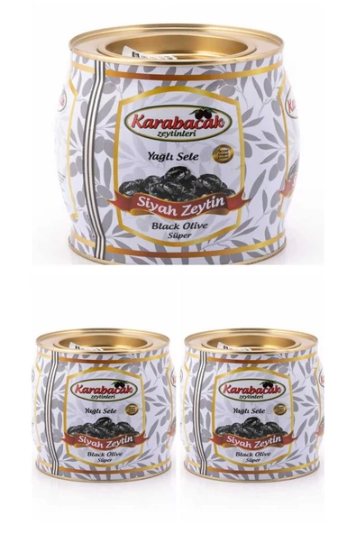 Karabacak Zeytin KARABACAK YAĞLI SELE 2 KG SÜPER TENEKE KUTU