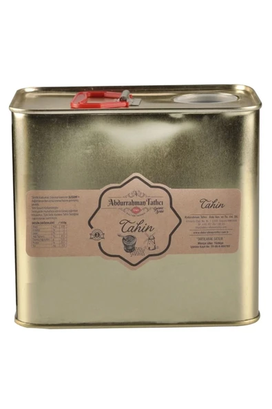 Abdurrahman Tatlıcı Abdurrahman Tatlıcı Özel Seri Teneke Tahin 1400 Gr
(1Adet)