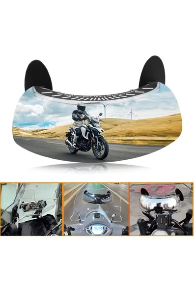Motosiklet Dikiz Aynası Kör Nokta Geniş Açılı 180 Derece (MONTAJLIDIR-DİĞER ÜRÜNLER GİBİ DEĞİLDİR.) - 6