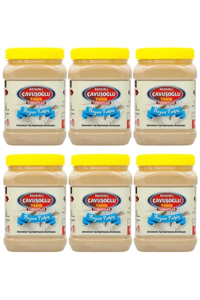 Bozkırlı Çavuşoğlu Az Kavrulmuş Beyaz Tahin Bozkır Tahini 930g X 6