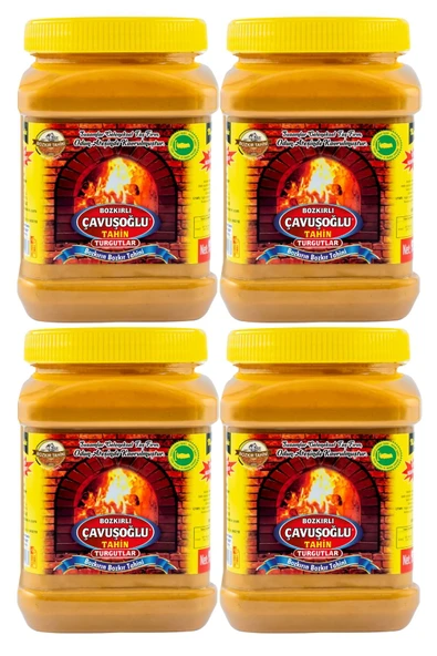 Bozkırlı Çavuşoğlu Odun Ateşinde Bozkır Tahini Kepeksiz 4 Lü Paket