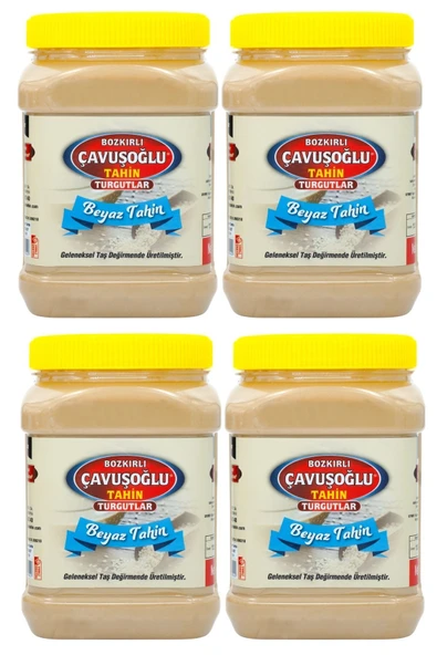 Bozkırlı Çavuşoğlu Az Kavrulmuş Beyaz Tahin 930g X 4