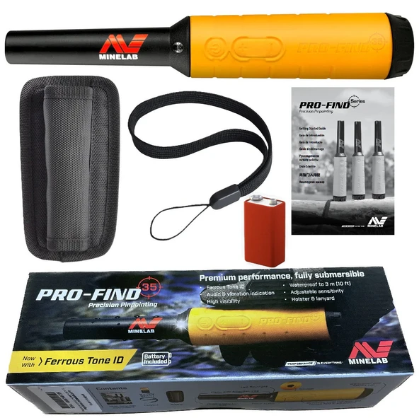 Minelab Pro Find 35 AYRIMLI Pointer + Su Geçirmez + Minelab Teknolojisi ürün görseli