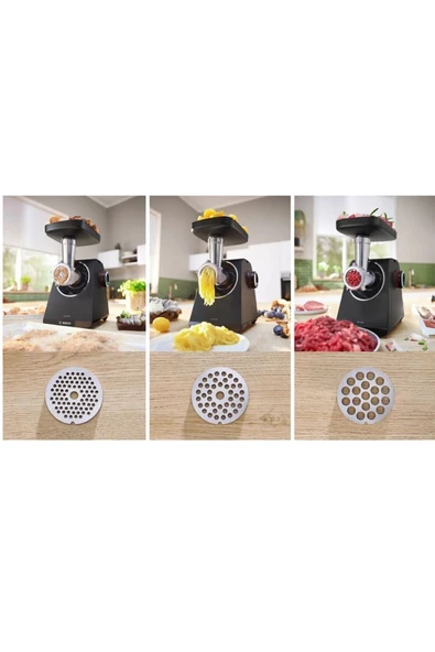 Bosch MFWS440B Serie 4 Gıda Kıyma Makinesi MultiPower Series 4 1900 W Siyah, Siyah - 7