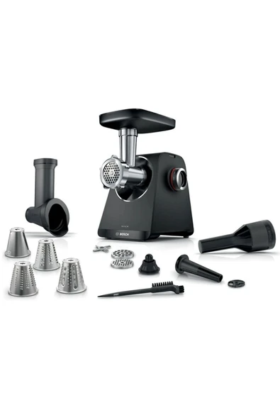 Bosch MFWS440B Serie 4 Gıda Kıyma Makinesi MultiPower Series 4 1900 W Siyah, Siyah - 1