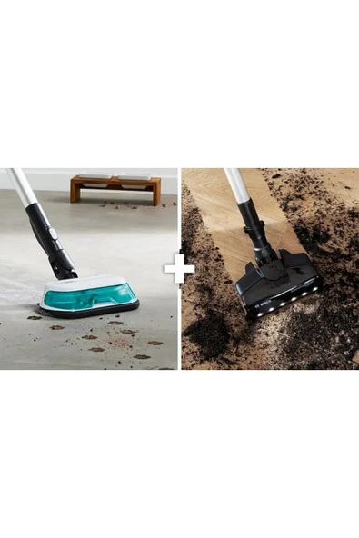 Bosch Unlimited 7 ProHygienic Aqua White I Şarjlı Dikey Süpürge I BCS71HYG1 - 6