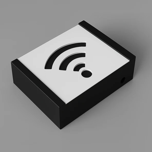 Wifi-modem Kutusu Saklama Duvar Düzenleyici Mdf Uzunluk (22CM) Genişlik (28CM) Derinlik (12CM)