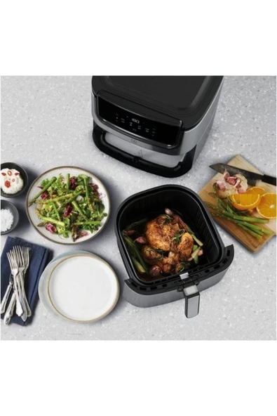 easytekno Electrolux Airfryer 8 Programlı 4.5 L Sepet Kapasiteli, 3.5 L Kızartma Kapasiteli Sıcak Hava Fritöz - 3