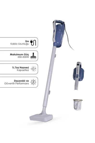 Pirantech EK340 Torbasız Dikey Elektrikli Süpürge