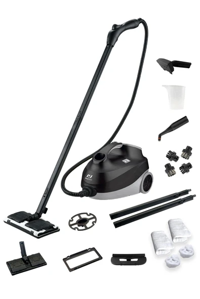 Pirantech CB-107C 2000 W Siyah Buharlı Temizleyici