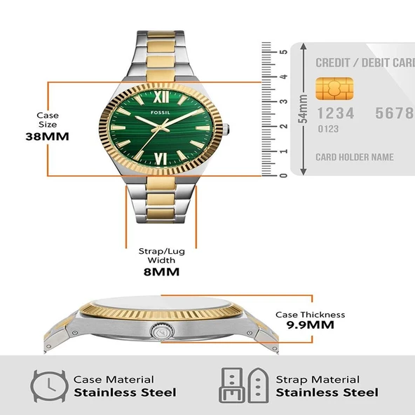 FOSSIL ES5334 Kadın Kol Saati - 5
