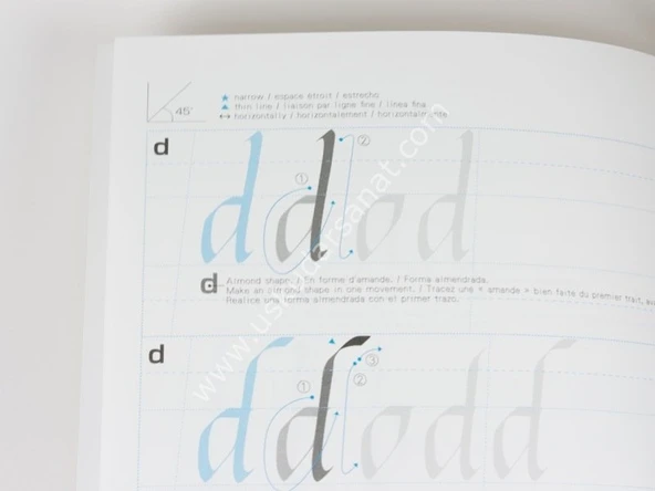 Zig Calligraphy İdea Book Brush Lettering - Fırça çalışma kitapçığı - Resim 3