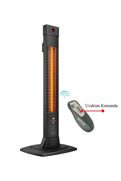 MirKraft Uzaktan Kumandalı Elektrikli Karbon Isıtıcı 2200 Watt Solaris