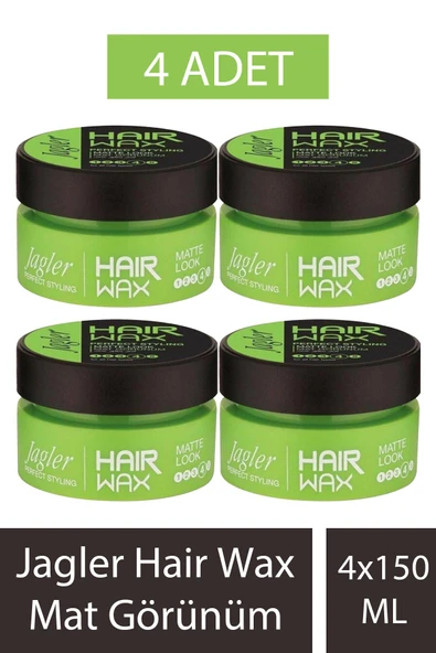 Jagler Wax Mat Görünüm 150 ml 4 Adet