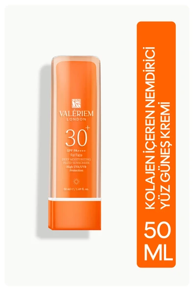 Velura Face Kolajenli ve Nemlendiricili SPF30 Yüz Güneş Kremi