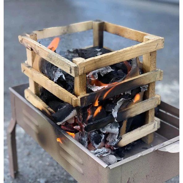 EMK Pratik Mangal Kömürü 2 kg x 2 Adet - Resim 3