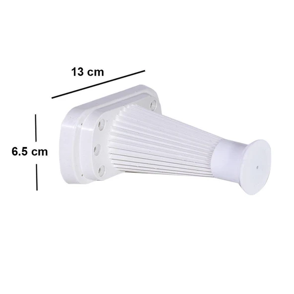 (4 ADET) Mobilya Kanepe Puf Sehpa Konsol Ayağı Beyaz Baza Yükseltici Ayak 15 Cm - 5