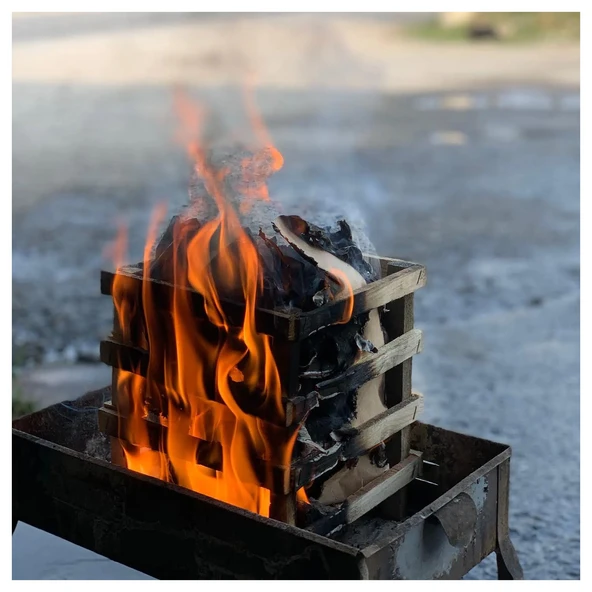 EMK Pratik Mangal Kömürü 2 kg x 2 Adet - Resim 4