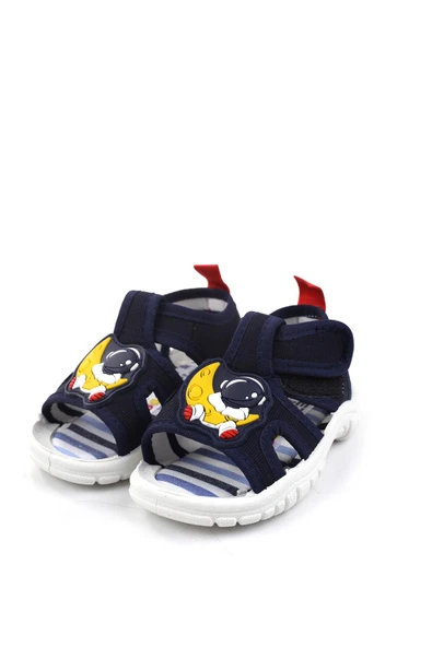 Gezer Kids Astronot Desenli Günlük Erkek Bebek Çocuk Sandalet - Resim 2