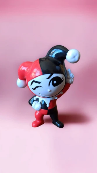 vintage Justice League Batman Harley Quinn orijinal Oyuncak Figür & 10cm - 2