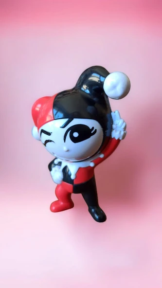vintage Justice League Batman Harley Quinn orijinal Oyuncak Figür & 10cm - 4