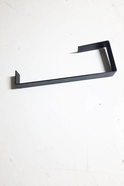 Mat Siyah Metal Kağıt Havlu Askısı – Mutfak Banyo Havlu Tutacağı Askısı Vida veya Yapıştırmalı - 3