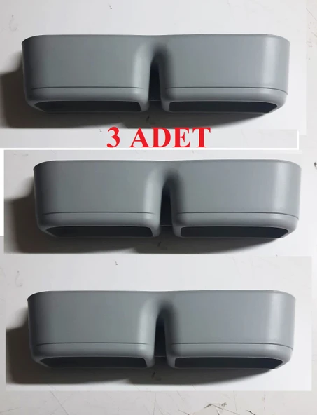 3 Adet Banyo Terlik Tutucu - Kapı Arkası Pratik Raf - Terlik Tutucu - 5