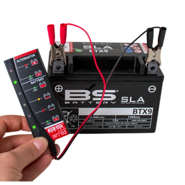 BS BATTERY BT02 AKÜ VE ALTERNATÖR TEST CİHAZI - 2