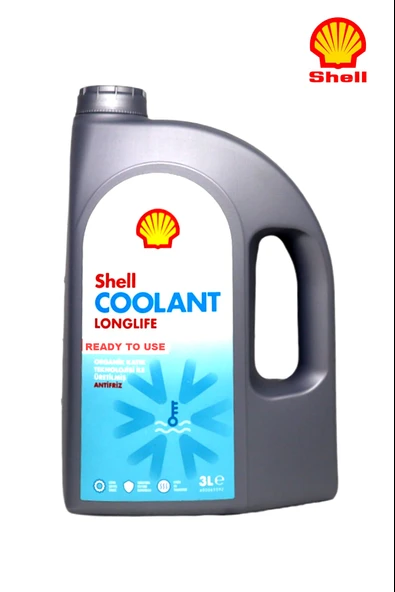 Shell Kırmızı Organik Antifriz 3 lt,Shell Coolant Longlife Antif