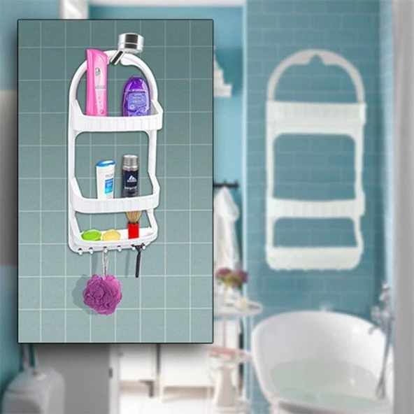 Duşa Asılabilir Şampuanlık - Shower Caddy - 2